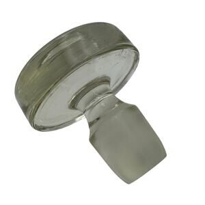 Vintage Wine Decanter Bottle Stopper 3 inch Glass